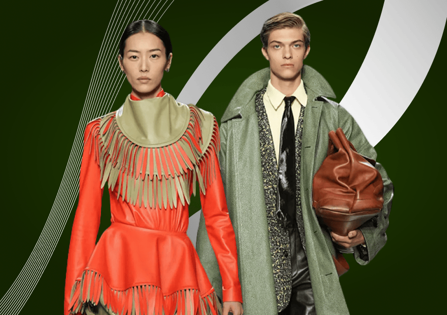 Показ Bottega Veneta на неделе моды в Милане